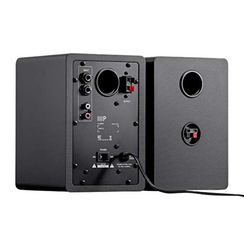 Monoprice DT-3 50-Watt Multimedia Desktop Powered Speakers Perfect Complement to Any Home, Office, Gaming, or Entertainment Setup