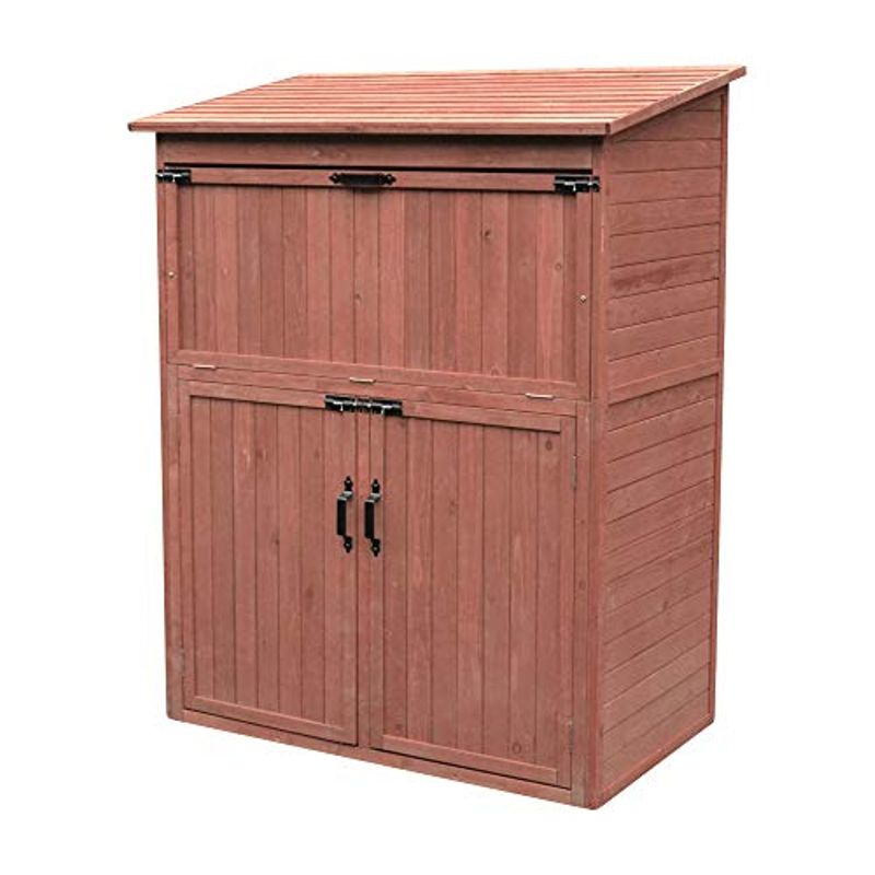 Leisure Season SCT1753 Storage Cabinet with Drop Table, Brown