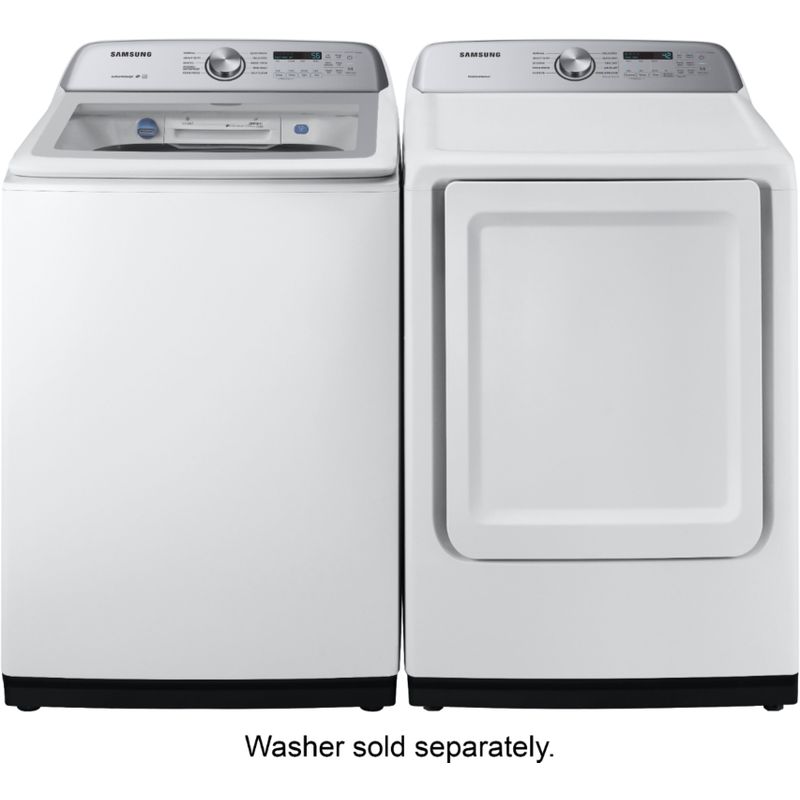 Alt View Zoom 28. Samsung - 7.4 Cu. Ft. Gas Dryer with 10 Cycles and Sensor Dry - White