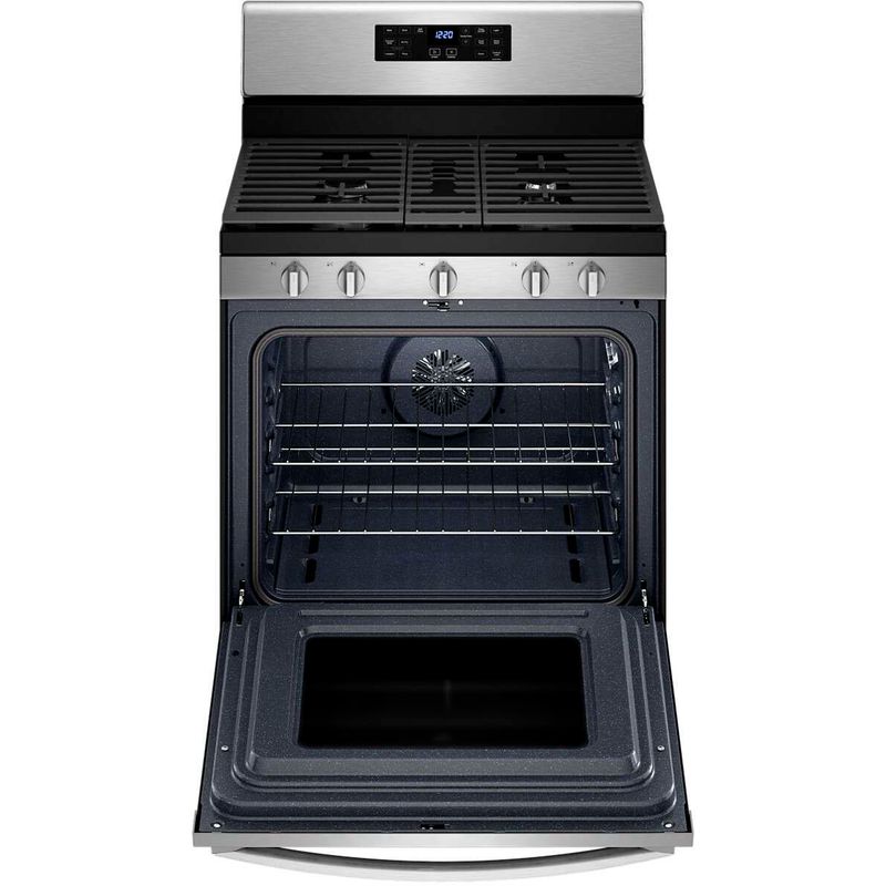 Alt View Zoom 13. Whirlpool - 5.0 Cu. Ft. Gas Range with Air Fry for Frozen Foods - Stainless steel