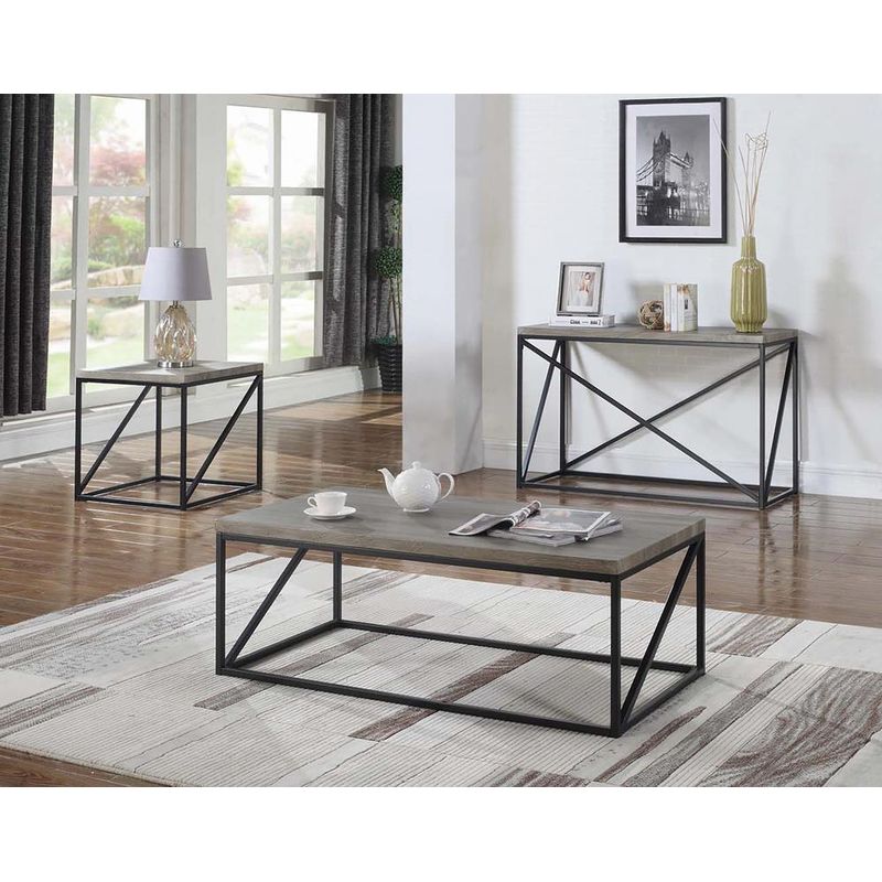 Rectangular Sofa Table Sonoma Grey