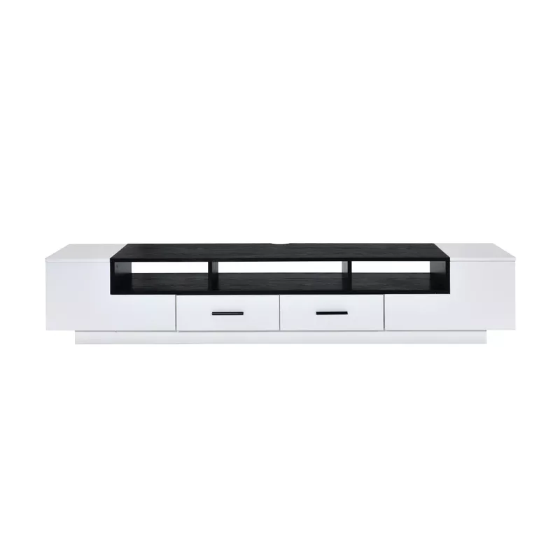 ACME Armour TV Stand, White & Black