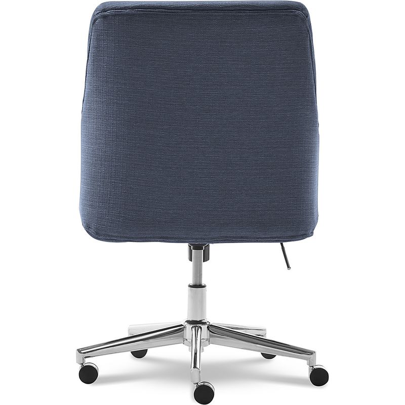 Alt View Zoom 17. Serta - Leighton Modern Memory Foam & Twill Fabric Home Office Chair - Blue