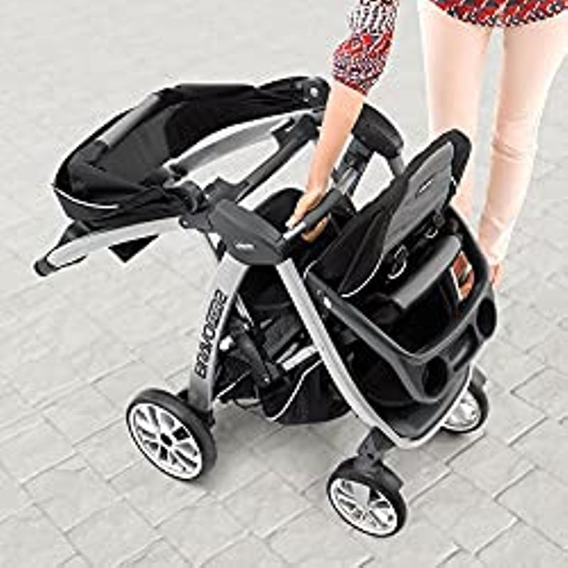 Chicco Bravo For2 Standing/Sitting Double Stroller, Iron