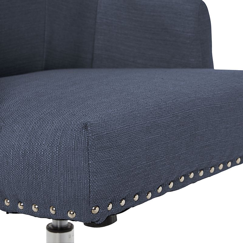 Alt View Zoom 12. Serta - Leighton Modern Memory Foam & Twill Fabric Home Office Chair - Blue