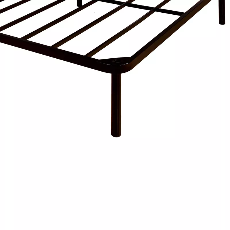 Industrial Metal Twin Bed Frame in Black