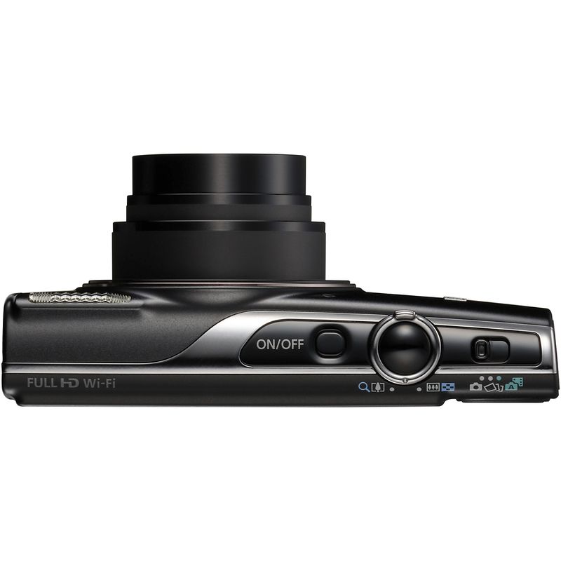 Alt View Zoom 14. Canon - PowerShot ELPH 360 20.2-Megapixel Digital Camera - Black