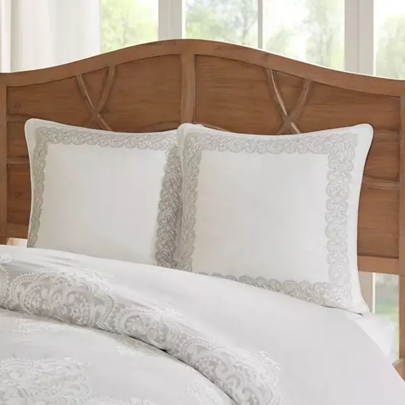 Natural Barely There Comforter Set King