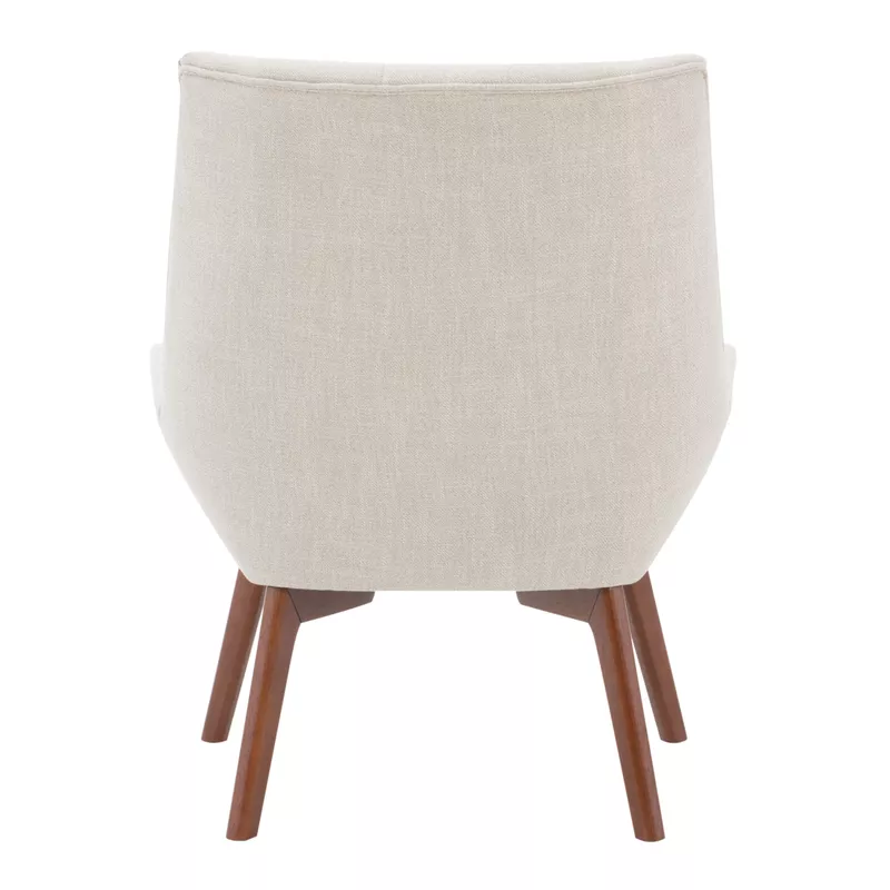 Yosida Accent Chair Tufted Linen