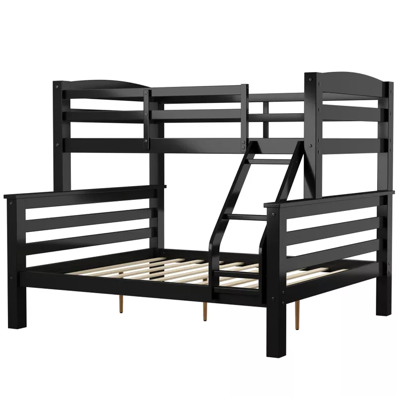 Eastlynn Twin Full Bunk Bed Black