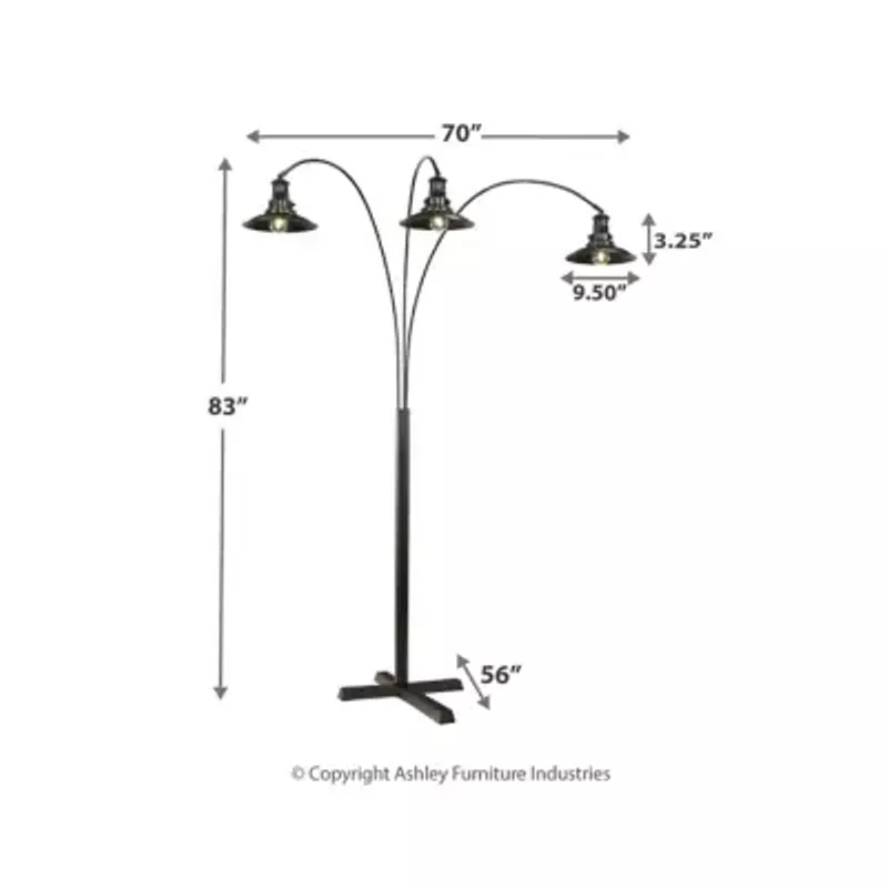 Black Sheriel Metal Arc Lamp (1/CN)