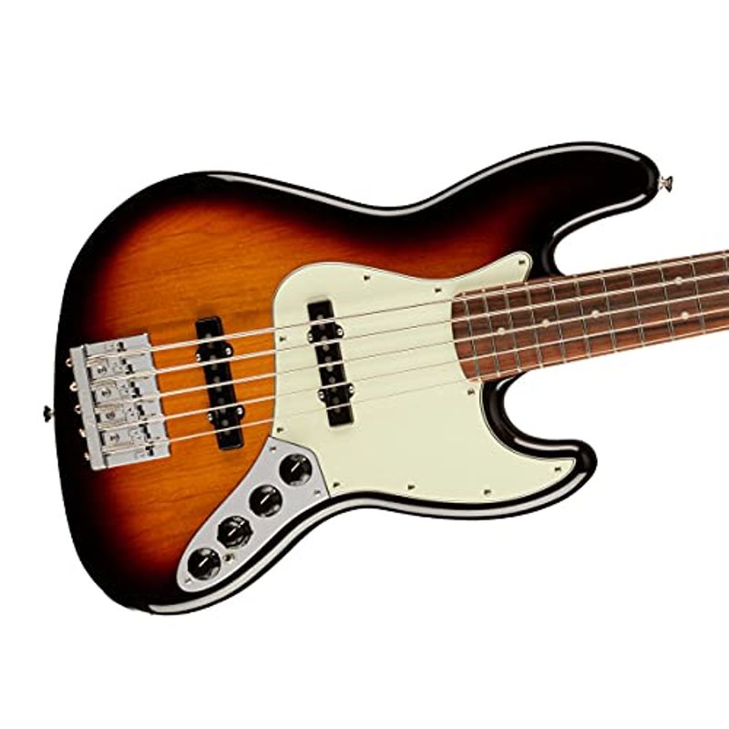 Fender Player Plus Active Jazz Bass V 5-String Bass Guitar, 3-Tone Sunburst