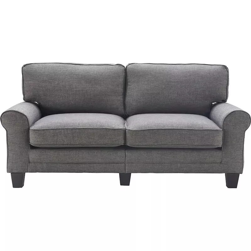 Serta - Copenhagen 3-Seat Fabric Sofa - Gray