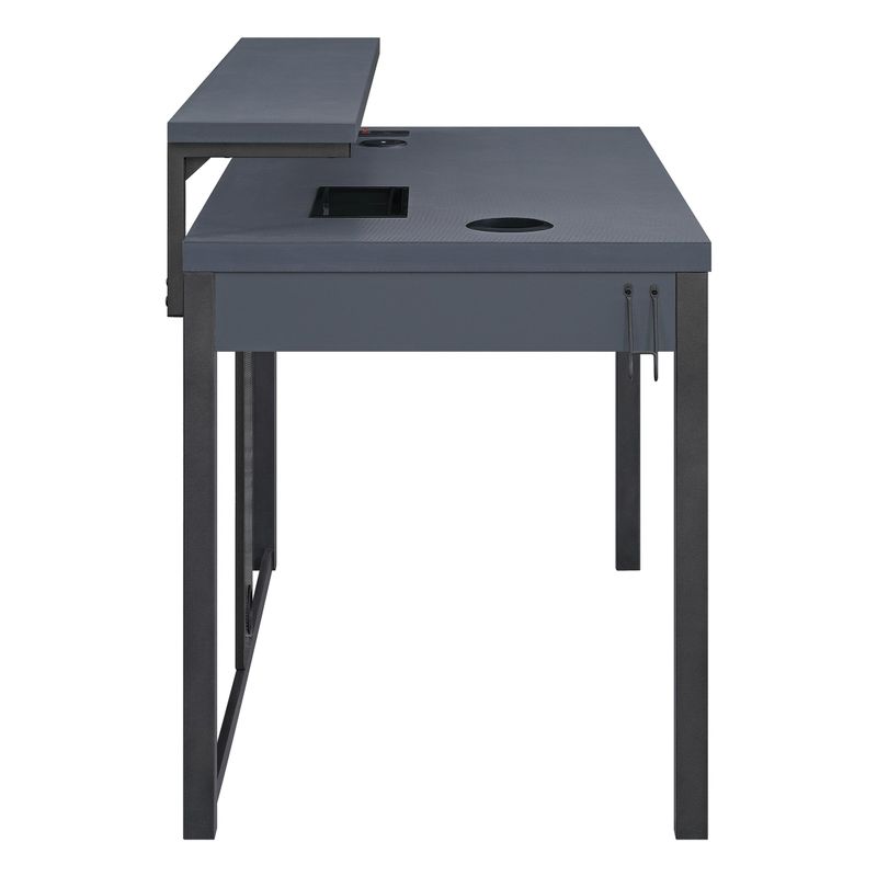 Loadout 48" Gaming Desk - Metal Finish - Black