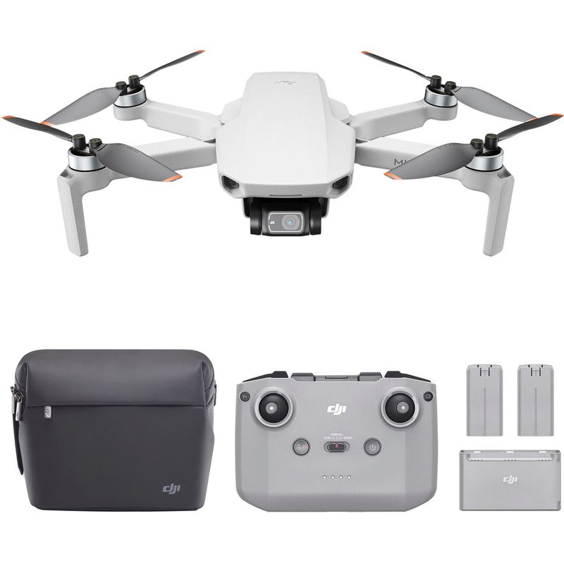 Front Zoom. DJI - Mini 2 Fly More Combo Quadcopter with Remote Controller