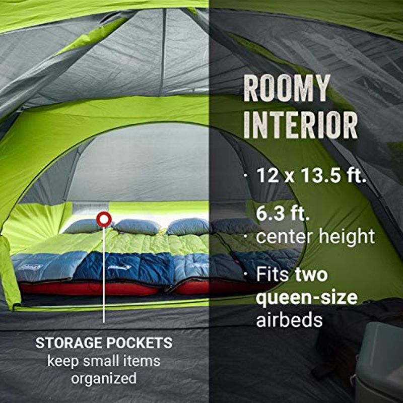 Coleman Camping Tent | Skydome Tent with Screen Room
