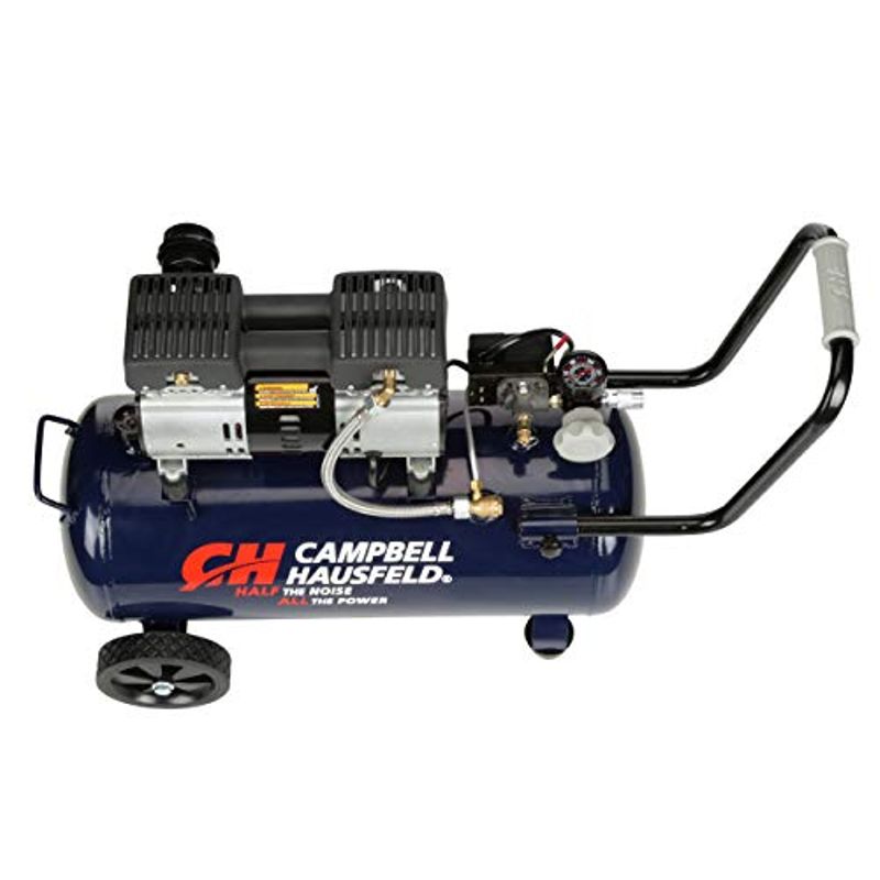 Campbell Hausfeld Portable Quiet Air Compressor, 8 Gallon (DC080500)