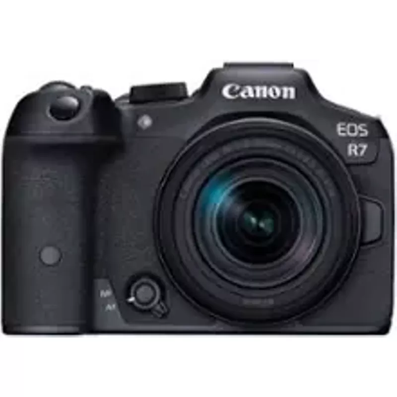 Canon - EOS R7 Mirrorless Camera with RF-S 18-150mm f/3.5-6.3 IS STM Lens - Black