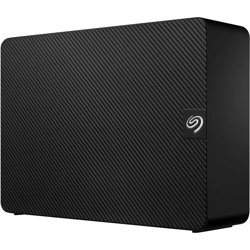 Seagate - Expansion 10TB External USB 3.0 Desktop Hard Drive with Rescue Data Recovery Services - Black