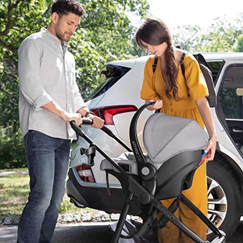 Summer 3Dpac CS Lite Compact Fold Stroller, Black – Compact Car Seat Adaptable Baby Stroller – Lightweight Stroller with Convenient...