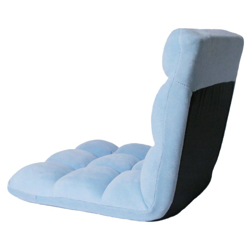 Chic Home Armless Quilted Recliner Chair, Light Blue - Light Blue