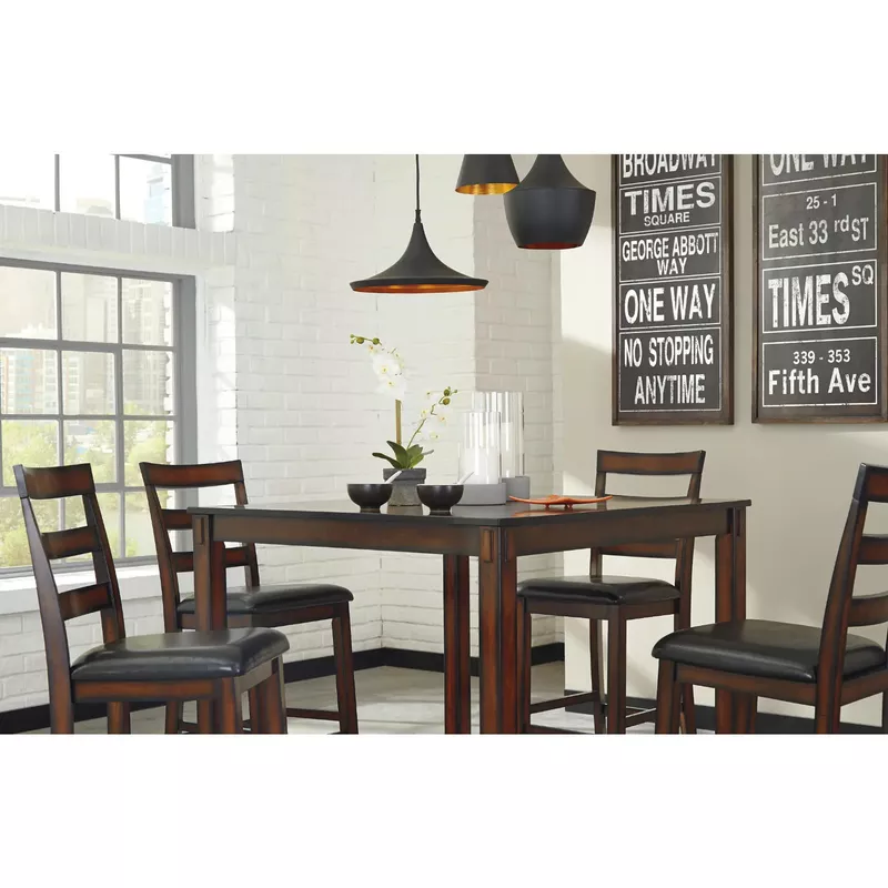 Coviar Dining Room Counter Table Set (5/CN)