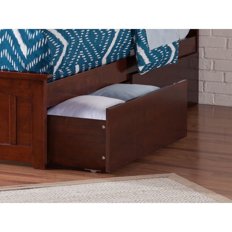 Urban Bed Drawers Queen-King Walnut - Brown