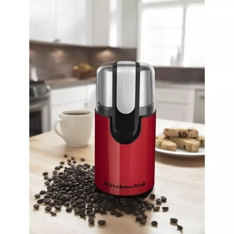 KitchenAid Blade Coffee Grinder in Empire Red