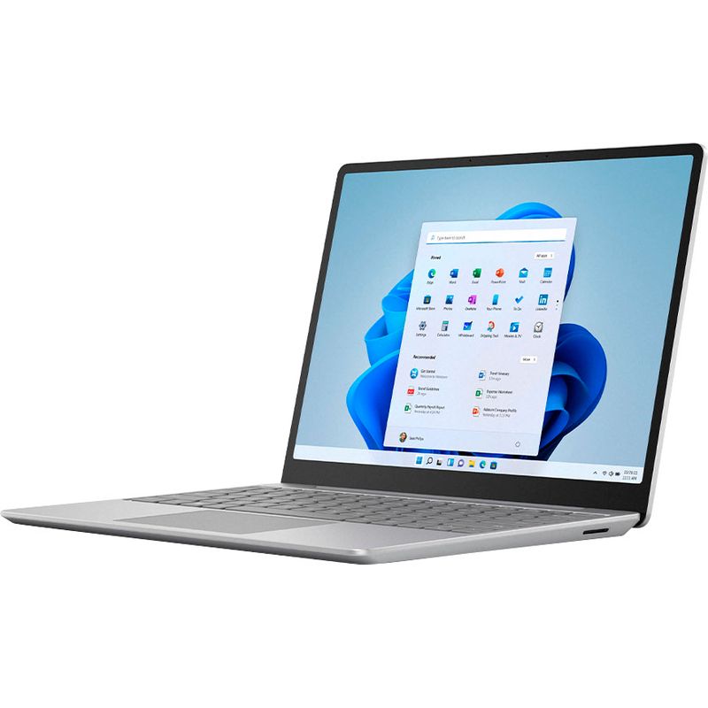 Alt View Zoom 15. Microsoft - Surface Laptop Go 2 - 12.4” Touch-Screen – Intel Core i5 – 8GB Memory - 128GB SSD (Latest Model) - Platinum