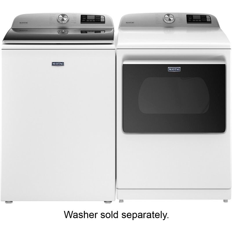 Alt View Zoom 18. Maytag - 7.4 Cu. Ft. Smart Electric Dryer with Steam and Extra Power Button - White