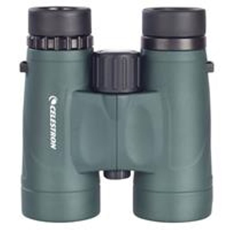 Celestron 8x42 Nature DX Water Proof Roof Prism Binocular, with 7.4 deg. Angle of View, Green