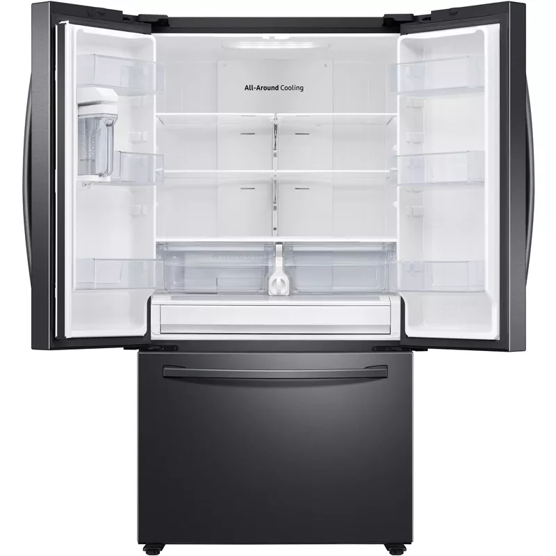 Samsung 28-Cu. Ft. French Door Refrigerator with AutoFill Water Pitcher, Brushed Black