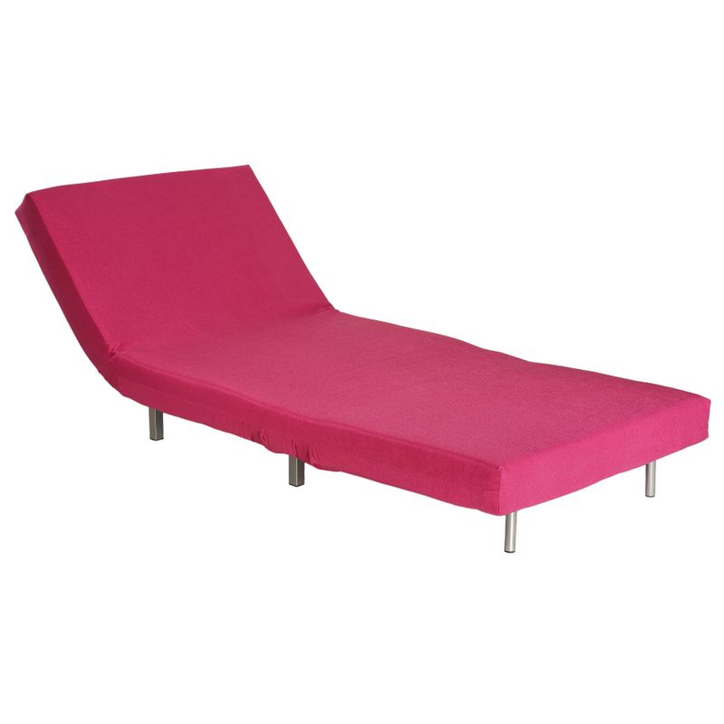 Cortesi Home Convertible Accent Chair Bed - Pink