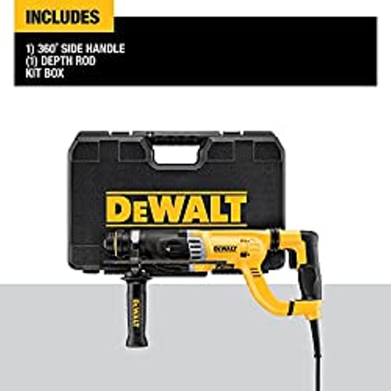 Rent to own DEWALT Rotary Hammer Drill with Shocks, DHandle, SDS, 11/