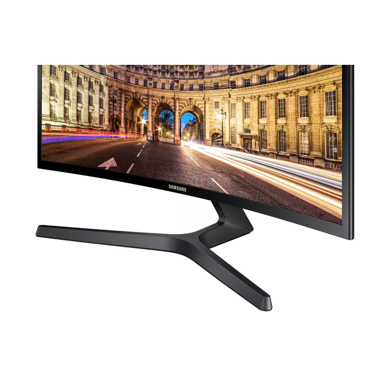 Samsung - 27" Curved LED Monitor Glossy Black
