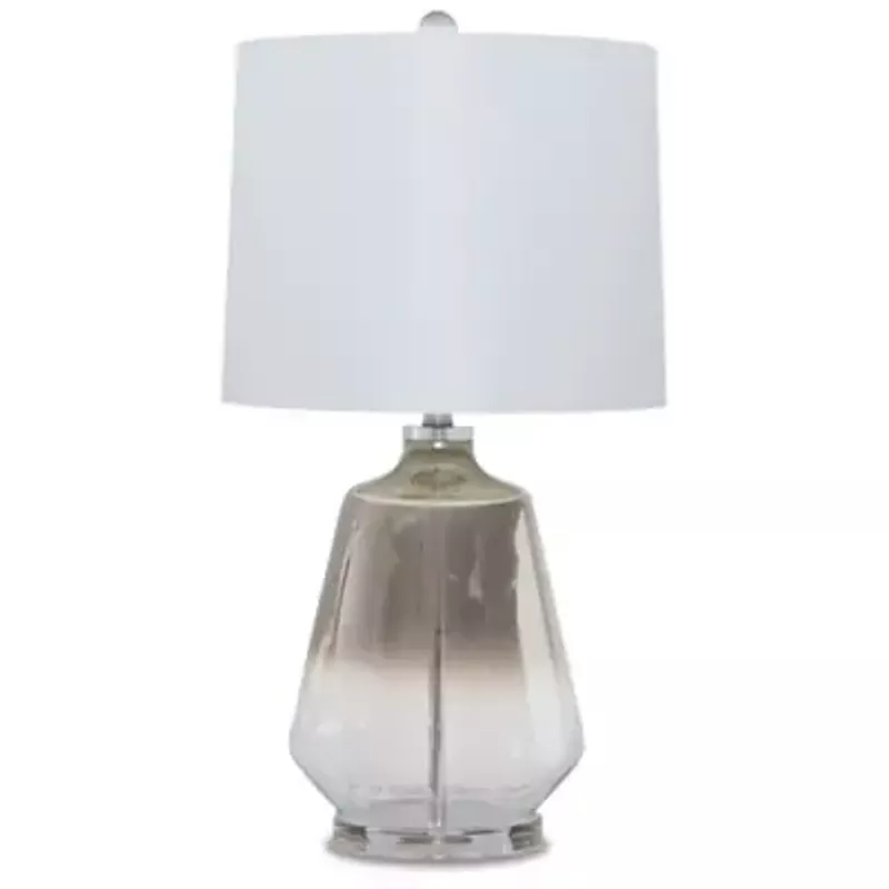 Silver Finish Jaslyn Glass Table Lamp (1/CN)