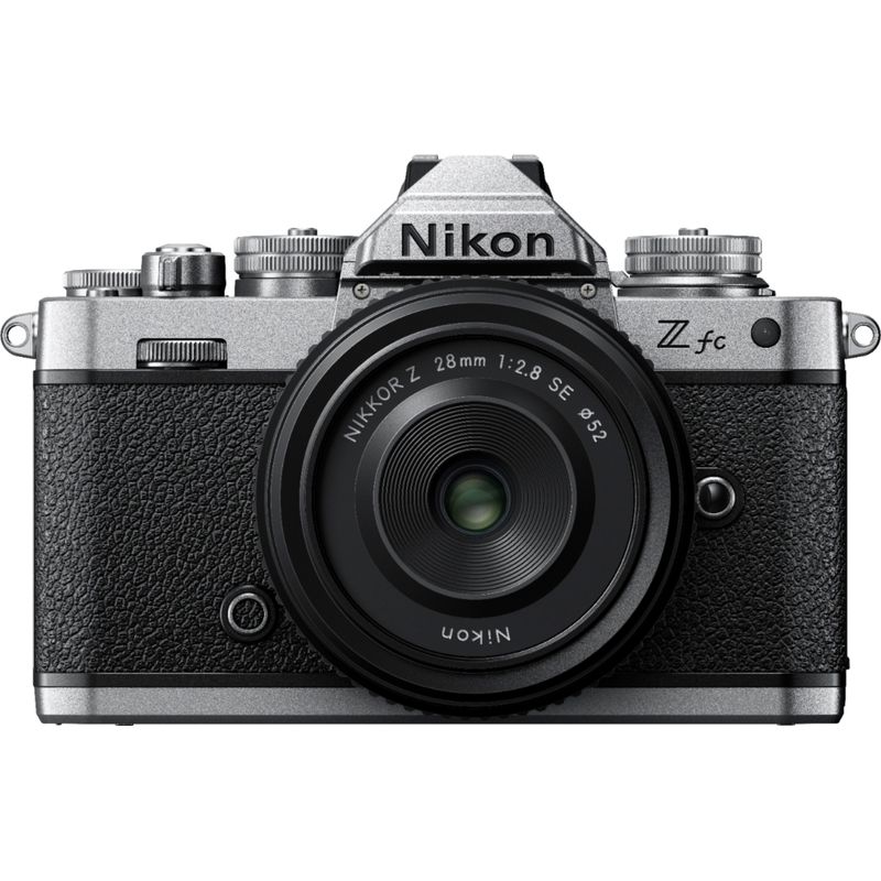 Front Zoom. Nikon - Z fc 4K Video Mirrorless Camera w/ NIKKOR Z 28mm f/2.8