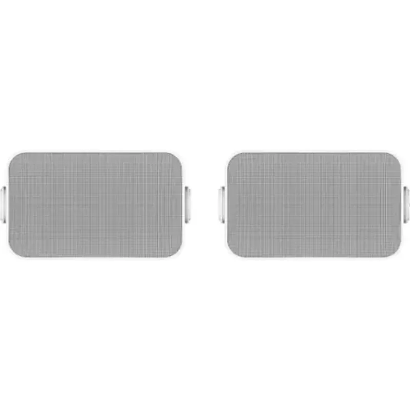 Sonos - Architectural 6-1/2" Passive 2-Way Outdoor Speakers (Pair) - White