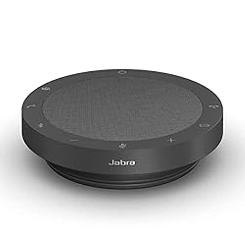 Jabra Speak2 55 Wireless Bluetooth Speakerphone  Portable Conference Speaker with 4 Noise-Cancelling Mics, 50mm Full-Range Speakers &...