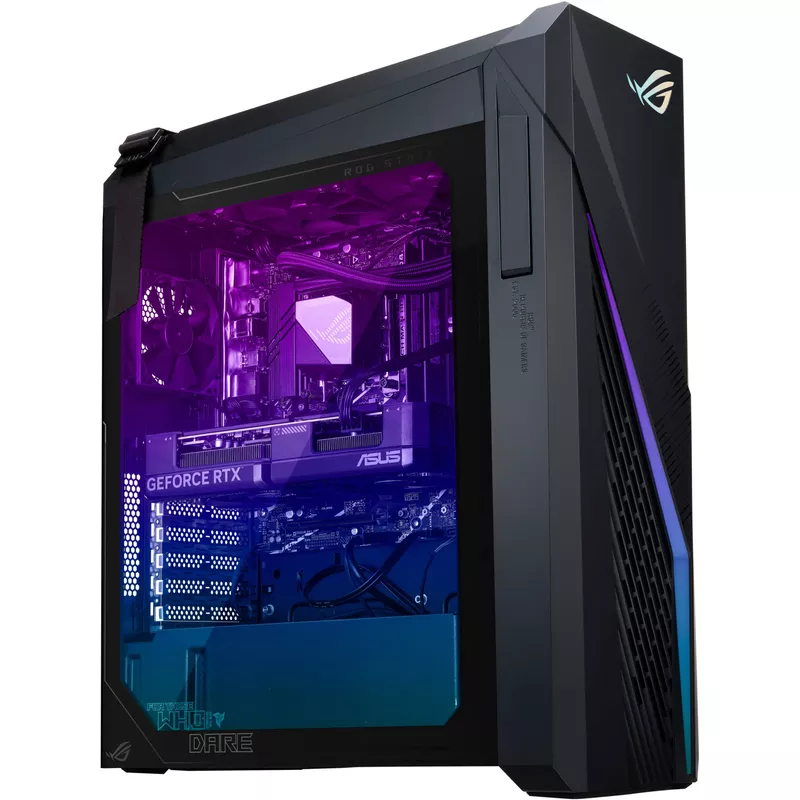 ASUS - ROG Gaming Desktop - Intel Core i7-14700KF - 32GB Memory - NVIDIA GeForce RTX 4070 SUPER - 2TB SSD - Black