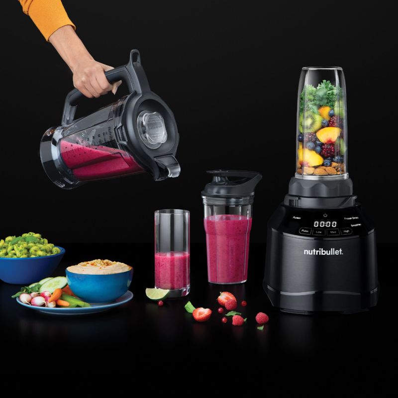 Alt View Zoom 14. NutriBullet - Smart Touch 64-Oz. Blender with to-go Cups - Black