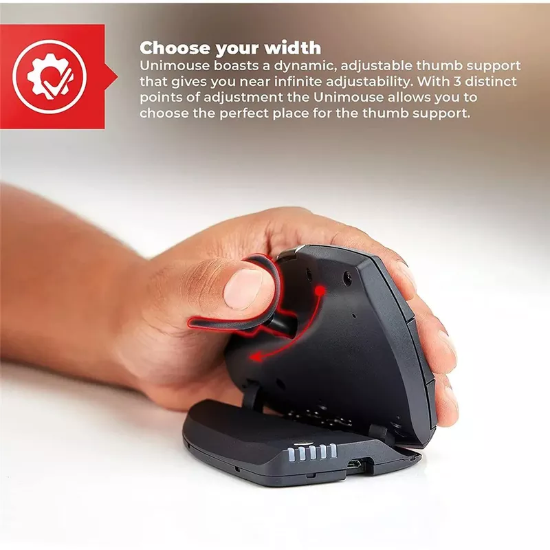 Contour Design Right-Handed Wireless Unimouse Mouse