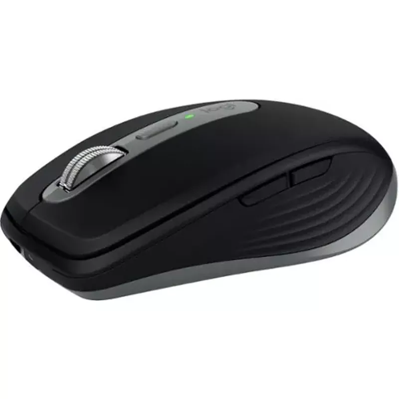 Logitech - MX Anywhere 3S for Mac Wireless Bluetooth Fast Scrolling Mouse with Programmable Buttons - Space Gray