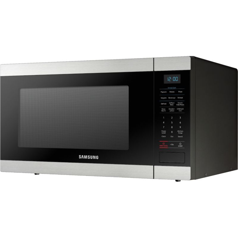 Left Zoom. Samsung - 1.9 Cu. Ft. Countertop Microwave with Sensor Cook - Stainless steel