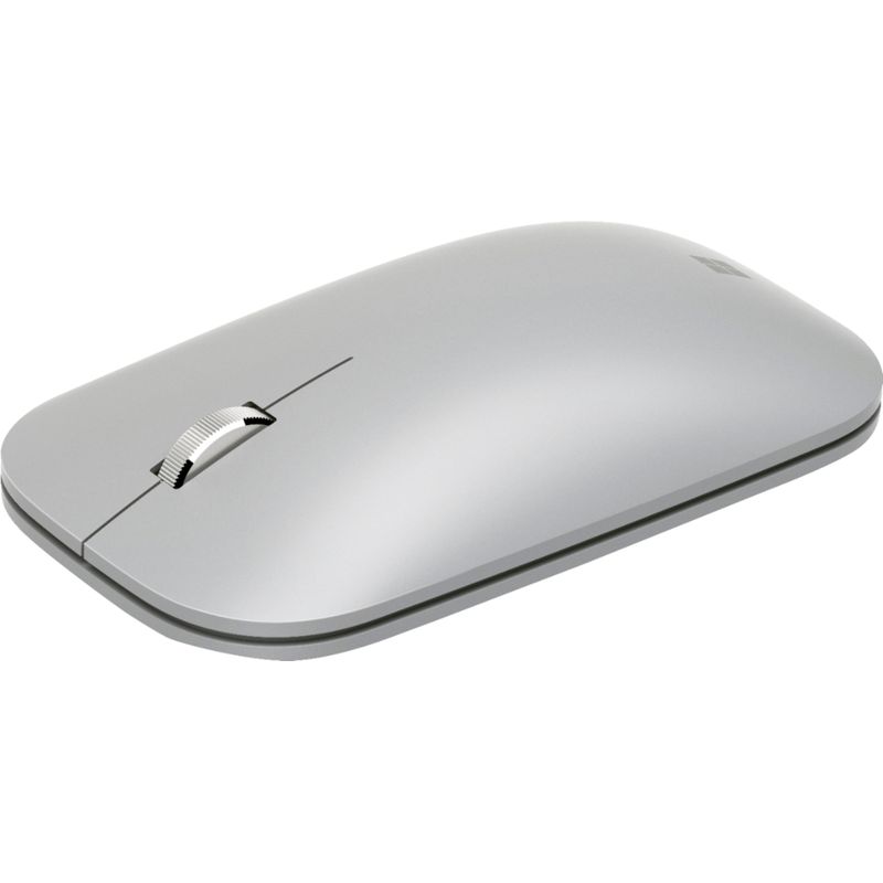 Front Zoom. Microsoft - Surface Mobile Wireless Optical Ambidextrous Mouse - Silver