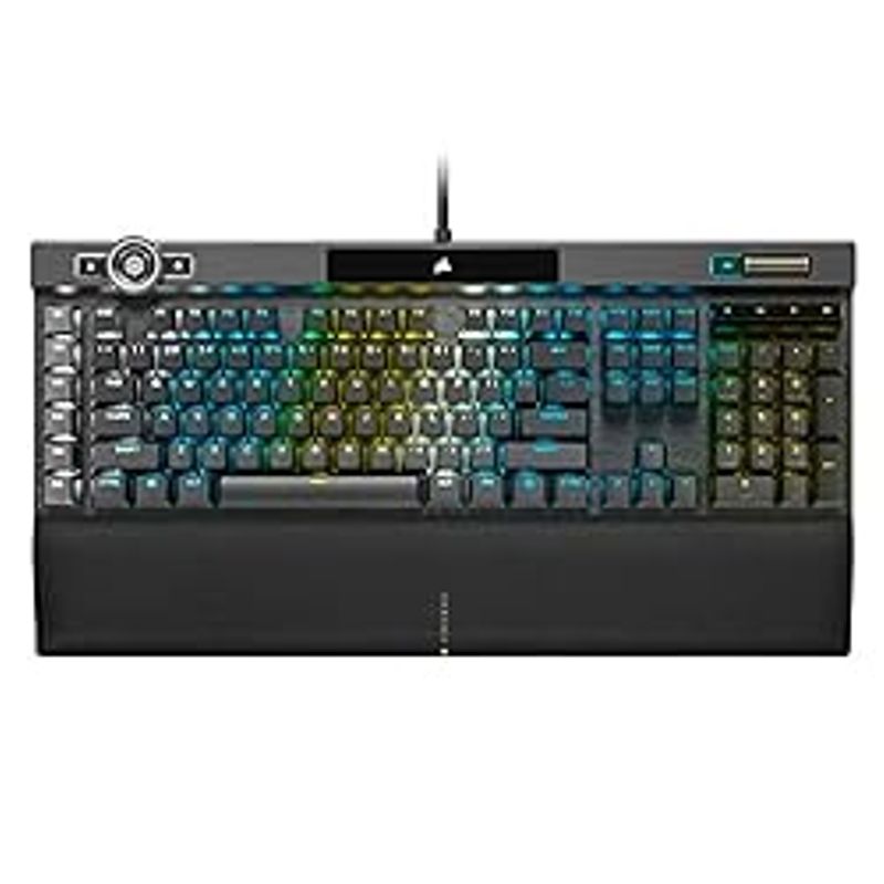 CORSAIR K100 RGB Mechanical Gaming Keyboard - CHERRY MX SPEED RGB Silver Keyswitches - PBT Double-Shot Keycaps - Elgato Stream Deck and...