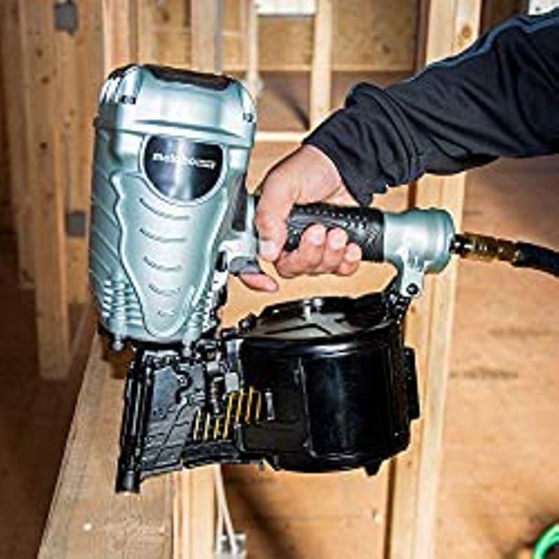 Metabo HPT Coil Framing Nailer | Pneumatic, 1-3/4-Inch up to 3-1/2-Inch | Wire Collated Coil Framing Nails | Tool-less Depth Adjustment...