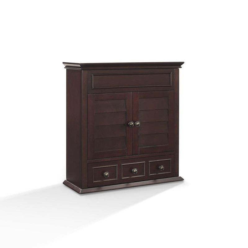 Rent to own Lydia Wall Espresso Wood Finish Brown