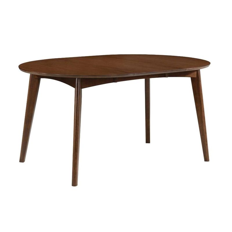 Oval Wood Dining Table in Dark Walnut - Dark Walnut