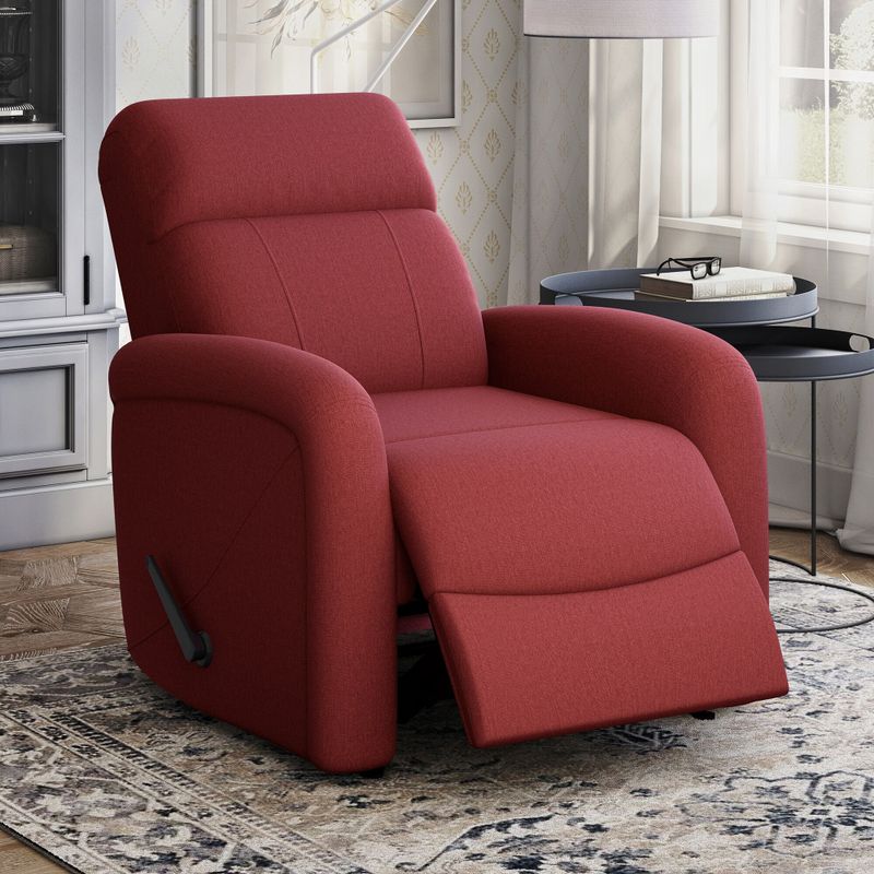 Rent To Own Carson Carrington Harlev Rocker Recliner Chair Cashmere